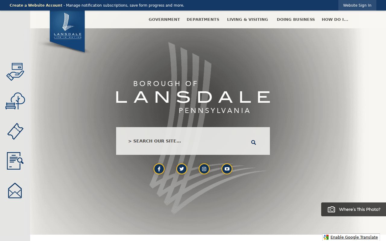 Lansdale criminal records borough website