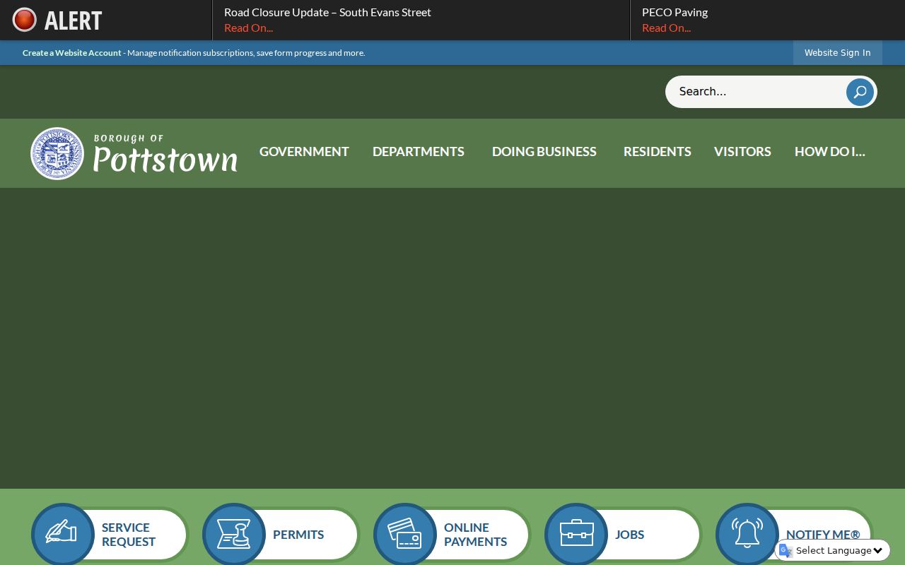 Pottstown criminal records borough website